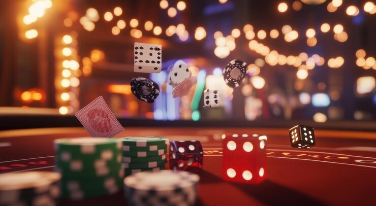 Live dealer blackjack table with HD stream on mobile phone